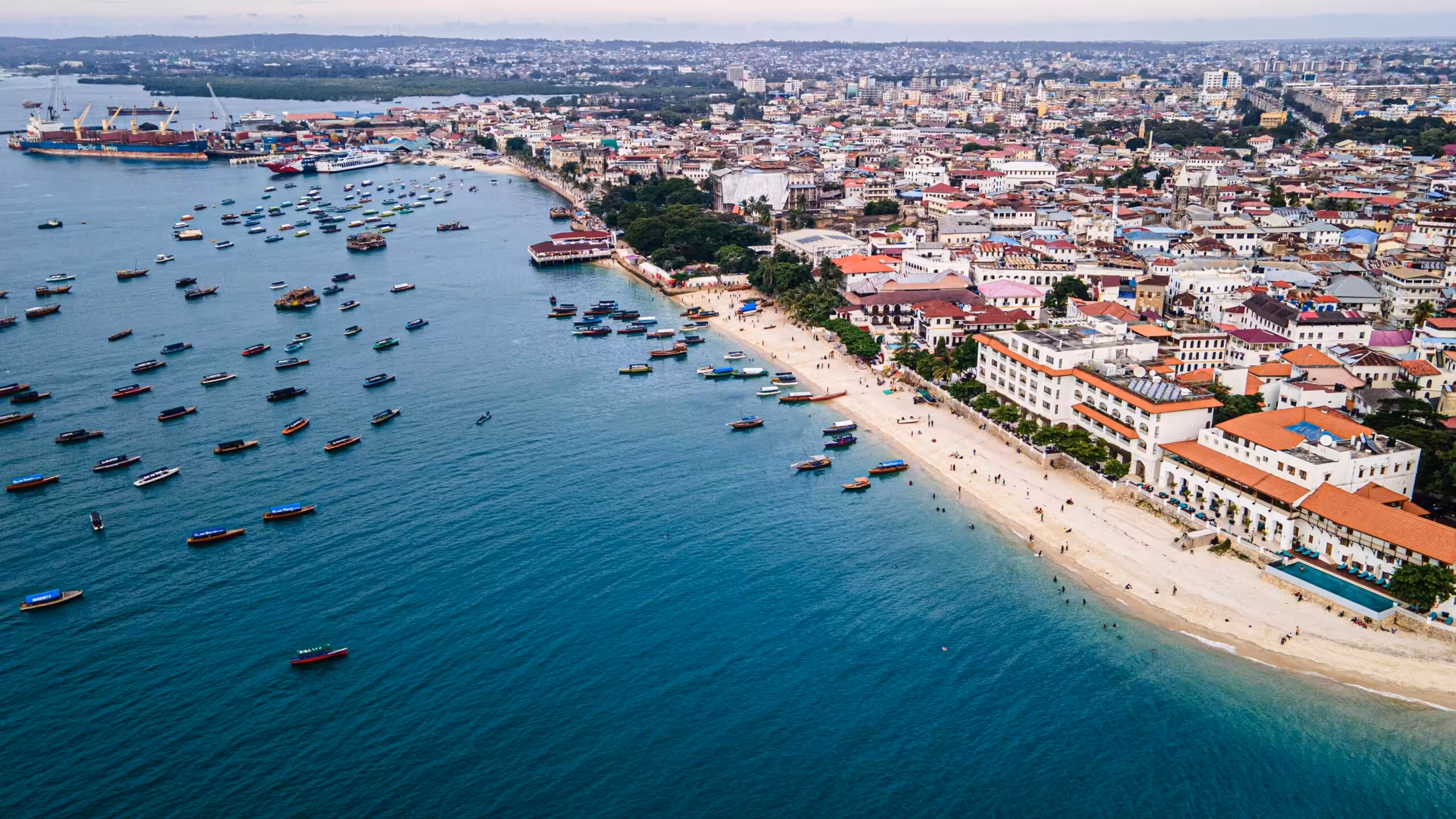 Arrival in Zanzibar
