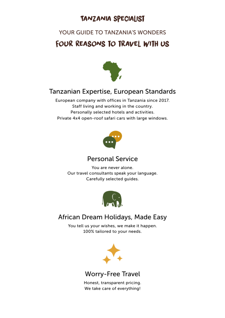 Why book with Tanzania Specialist