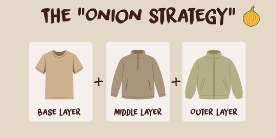The onion strategy for layering clothes on safari