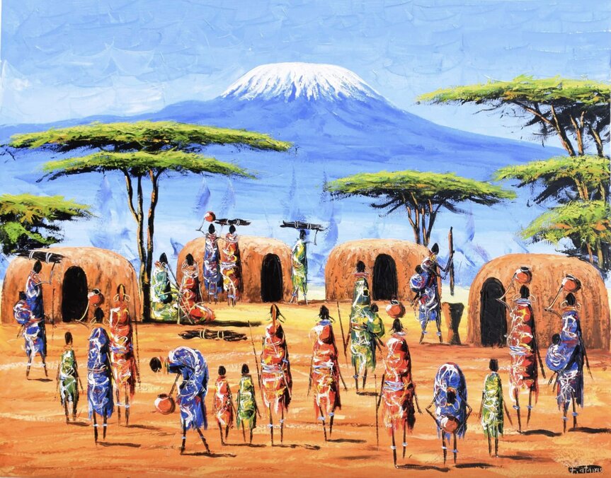 tinga tinga art tanzania painting