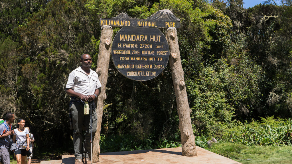 Tanzania Specialist director Epimark Bernard at Mt Kilimanjaro 